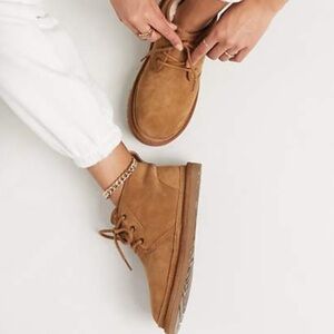 UGG Chestnut Suede Ankle Booties